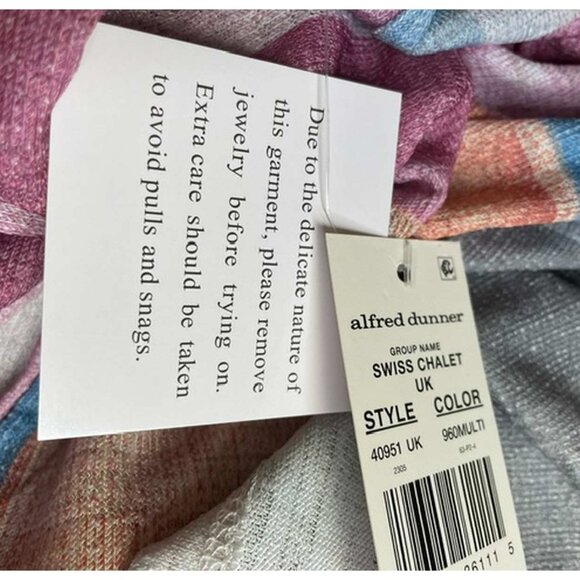 Alfred Dunner Checkered Top X LARGE PETITE (818) - Picture 6 of 6